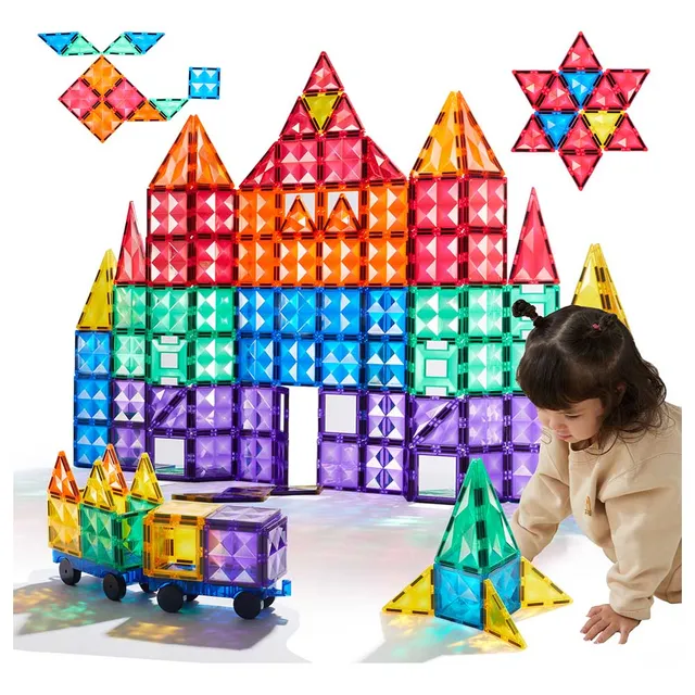 Mideer - Distinctive Magnetic Tiles - 100pcs (2)