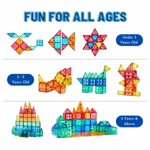 Mideer - Distinctive Magnetic Tiles - 100pcs (7)
