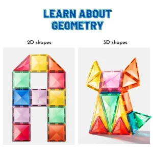 Mideer - Distinctive Magnetic Tiles - 100pcs (8)