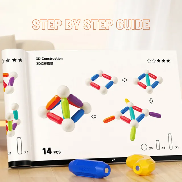 Mideer - Magnetic Sticks - 100 Pcs (5)