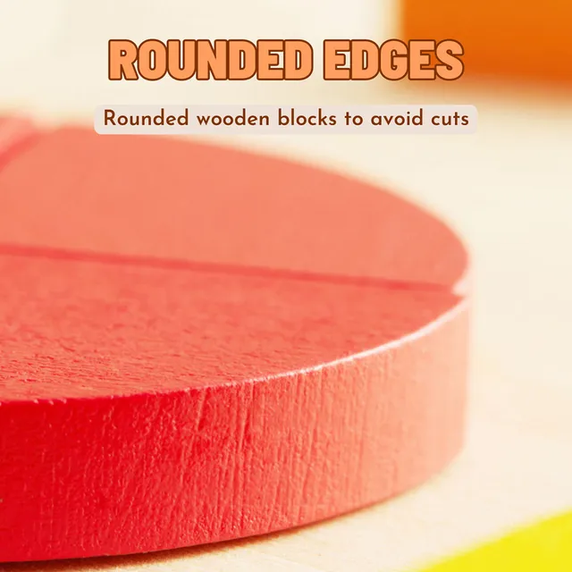 Mideer - Magnetic Wooden Geometry Blocks - 250pcs (13)