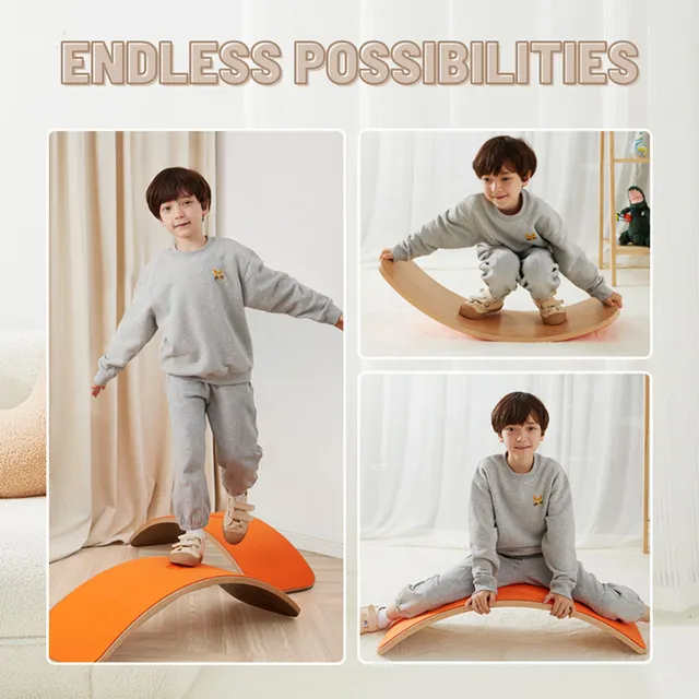 Mideer - Wooden Balance Board - Orange (10)
