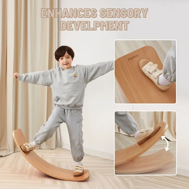 Mideer - Wooden Balance Board - Orange (12)