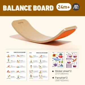 Mideer - Wooden Balance Board - Orange (9)