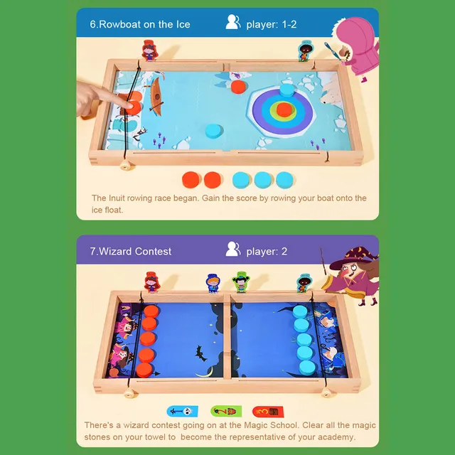 Mideer - 10-in-1 Carrom Board Game (10)