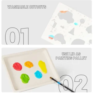 Mideer - All in One Finger Paint Kit (8)