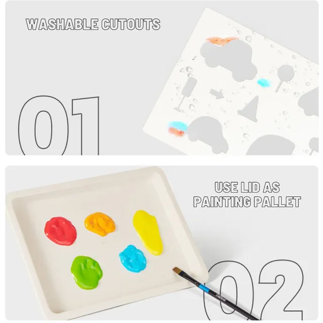 Mideer - All in One Finger Paint Kit (8)