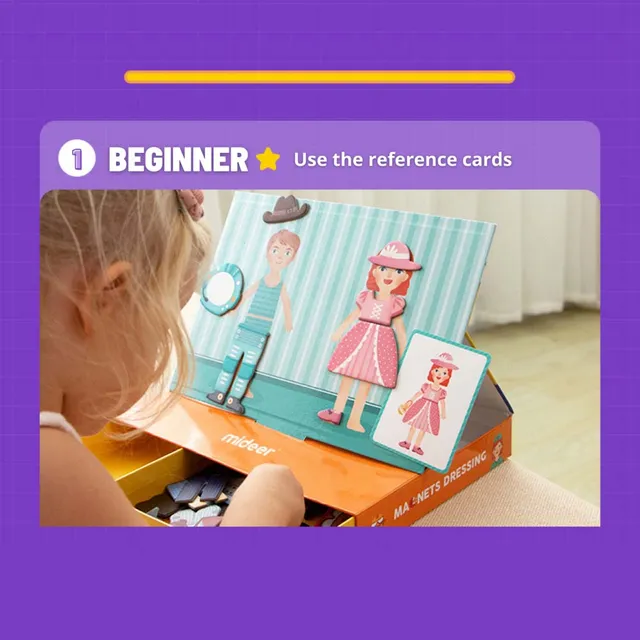Mideer - Boy & Girl Magnetic Dress Up Game (2)
