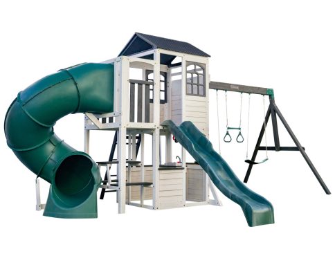 KidKraft Wrangler Way Wooden Outdoor Playset / Swingset
