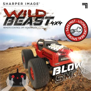 1261022250_05 Sharper Image Wild Beast RC truck water vapour smoke exhaust effect in action
