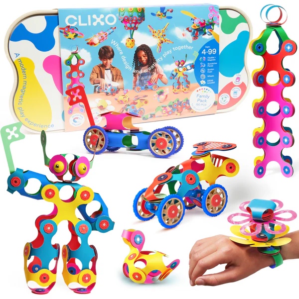 Clixo Family Pack 150 piece magnetic building set UAE