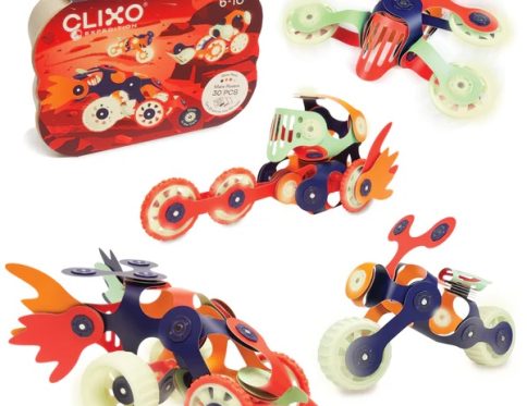 Clixo Mars Rovers Pack 30 piece glow in the dark magnetic building set UAE